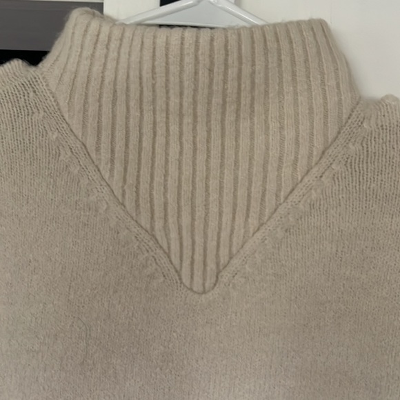 Madewell Dillon Mock neck Pullover sweater cream XS - Picture 4 of 9